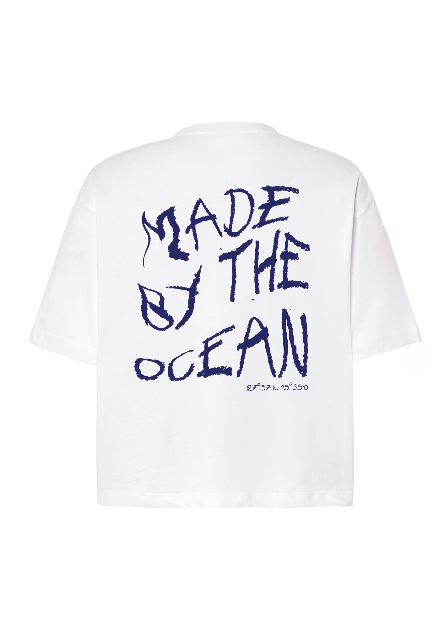 Camiseta oversize boxy “Made By The Ocean”