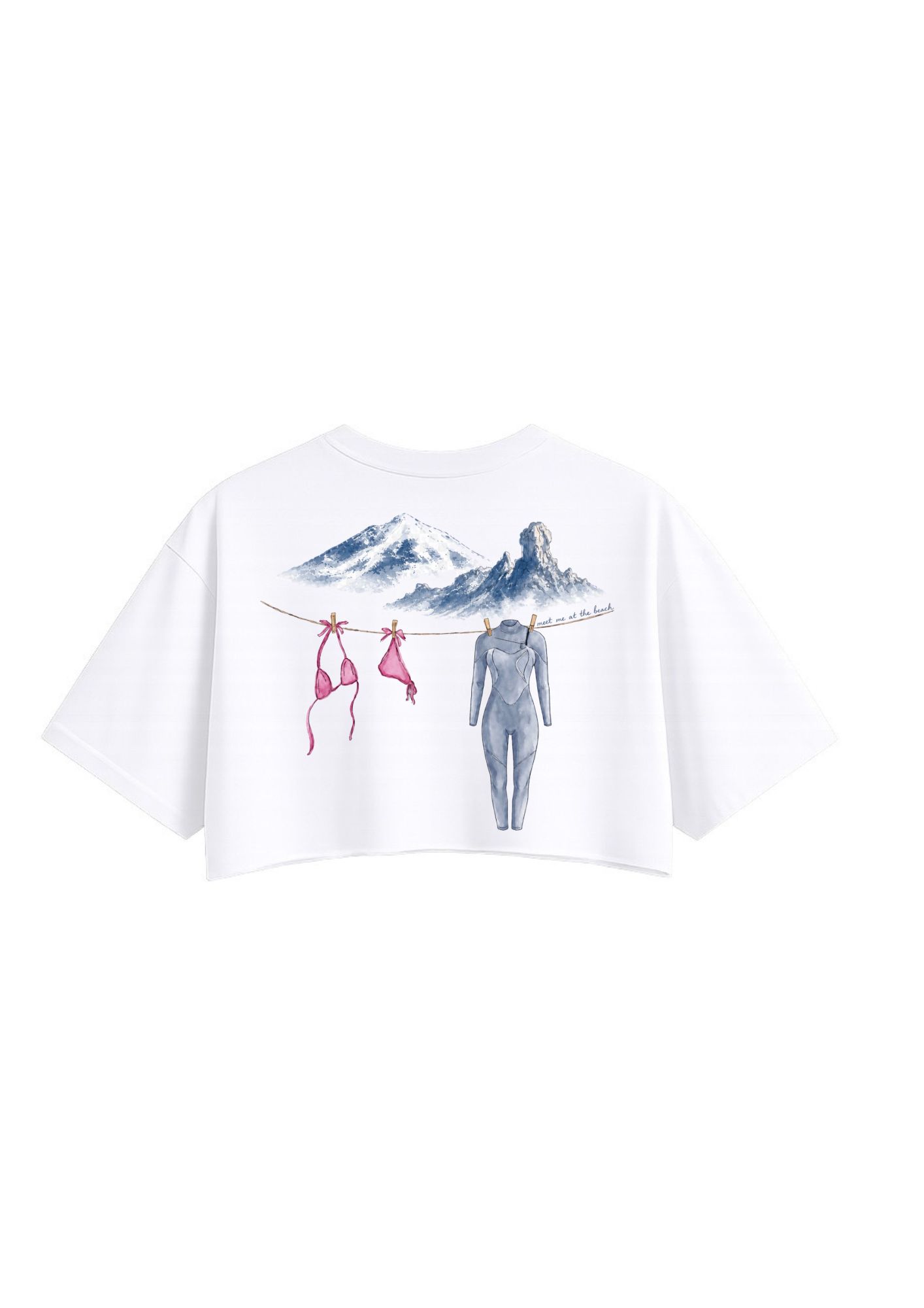 Crop Top “Meet me at the beach”