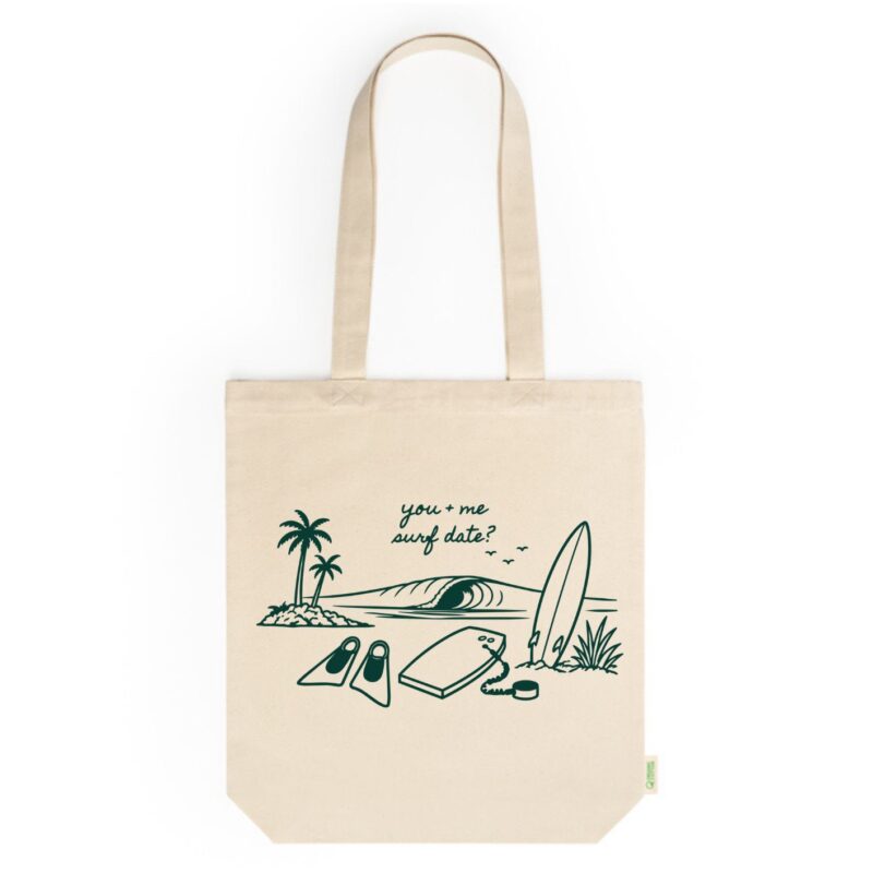 Tote Bag "Surfing date"