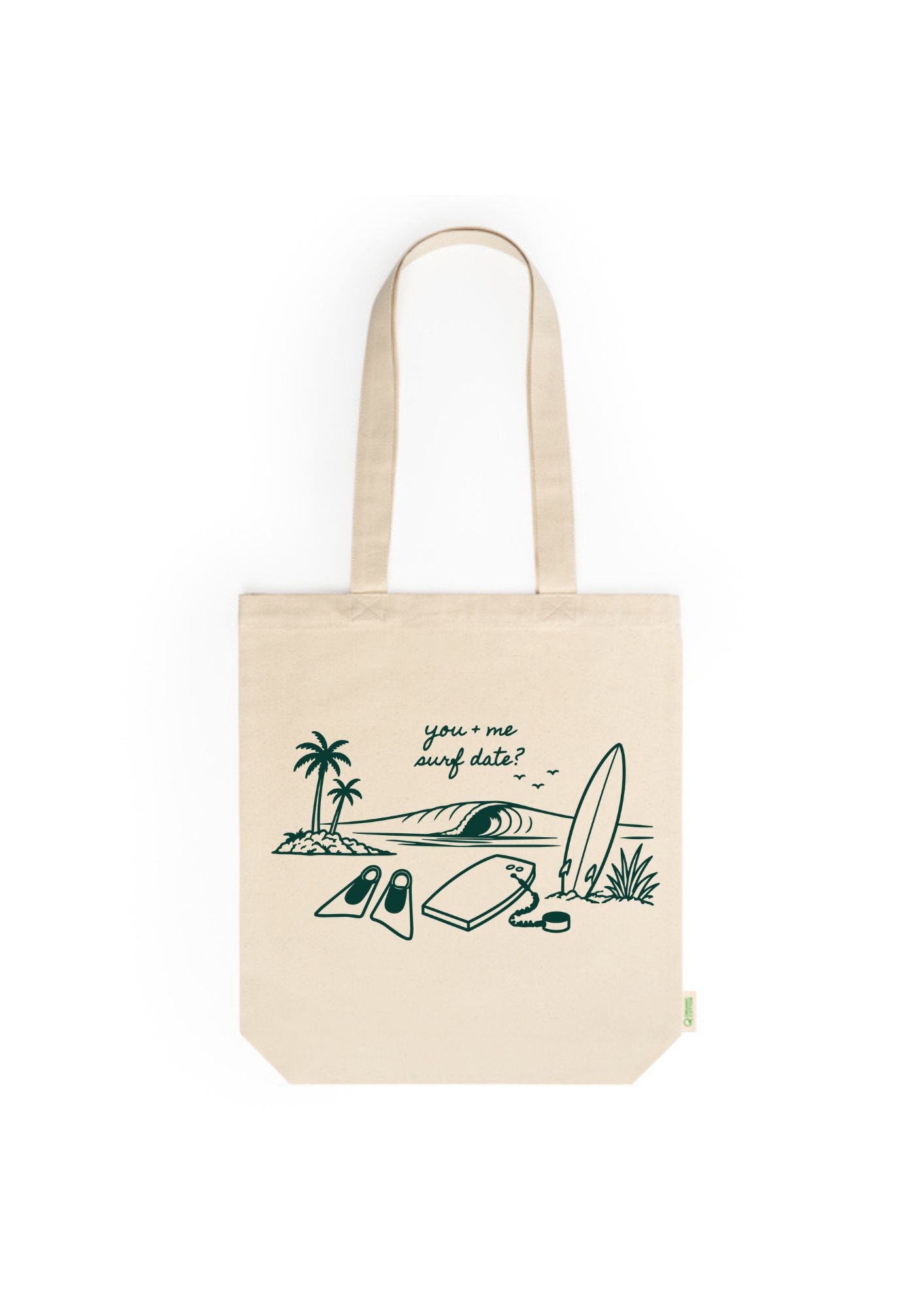 Tote Bag «Surfing date»