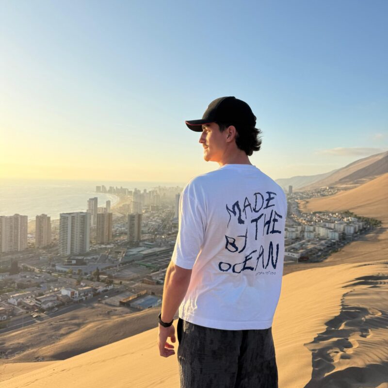 Camiseta oversize boxy “Made By The Ocean”